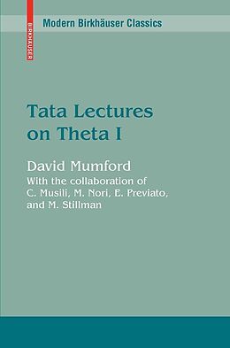 eBook (pdf) Tata Lectures on Theta I de David Mumford