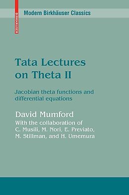 eBook (pdf) Tata Lectures on Theta II de David Mumford