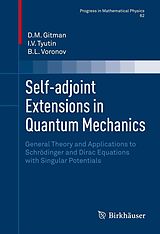 eBook (pdf) Self-adjoint Extensions in Quantum Mechanics de D. M. Gitman, I. V. Tyutin, B. L. Voronov