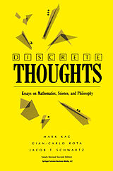 eBook (pdf) Discrete Thoughts de Mark Kac, Gian-Carlo Rota, Jacob T. Schwartz