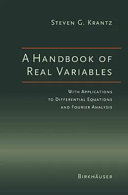 E-Book (pdf) A Handbook of Real Variables von Steven G. Krantz