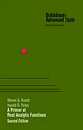 E-Book (pdf) A Primer of Real Analytic Functions von Steven G. Krantz, Harold R. Parks