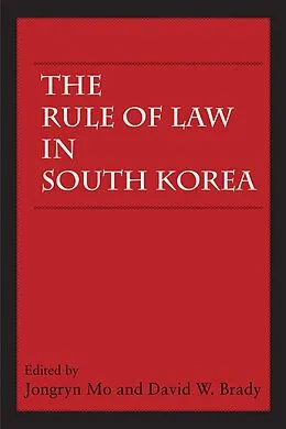 E-Book (epub) Rule of Law in South Korea von Jongryn Mo, David W. Brady