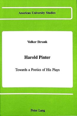 Livre Relié Harold Pinter de Volker Strunk