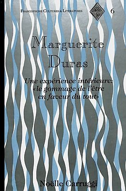 Livre Relié Marguerite Duras de Noëlle Carruggi