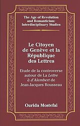 Livre Relié Le Citoyen de Genève et la République des Lettres de Ourida Mostefai