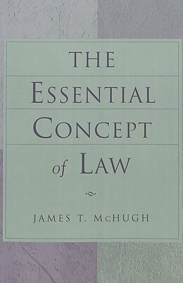 Couverture cartonnée The Essential Concept of Law de James T. McHugh