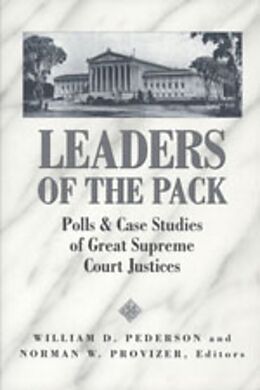 Couverture cartonnée Leaders of the Pack de William D. Pederson, Norman W. Provizer