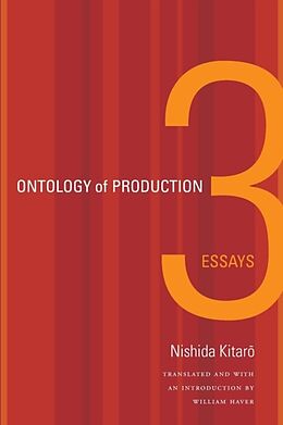 Couverture cartonnée Ontology of Production de Nishida Kitaro