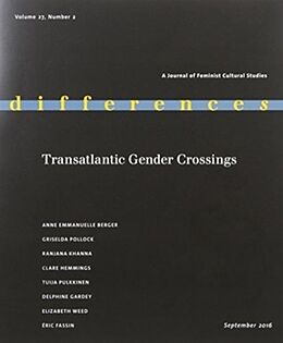 Couverture cartonnée Transatlantic Gender Crossings de Anne-Emmanuelle Fassin, Eric Berger