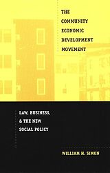 eBook (pdf) Community Economic Development Movement de Simon William H. Simon