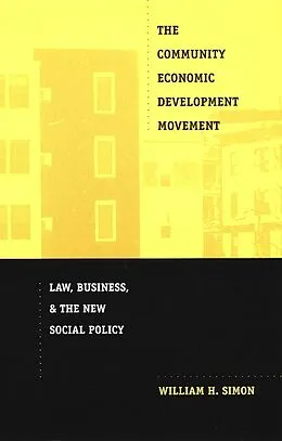 E-Book (pdf) Community Economic Development Movement von Simon William H. Simon