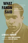 E-Book (epub) What Fanon Said von Gordon