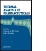 Livre Relié Thermal Analysis of Pharmaceuticals de Duncan Q.m. Reading, Mike Craig