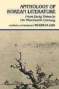 Anthology of Korean Literature: From Early Times to Nineteenth Century