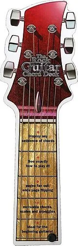  Notenblätter The rock guitar chord deck