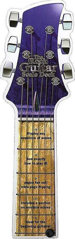  Instrumente+Zubehör The Rock Guitar Scale Deck