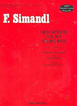 Franz Simandl Notenblätter New Method vol.1 for the double