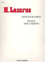 Henry Lazarus Notenblätter Method vol.2 for clarinet