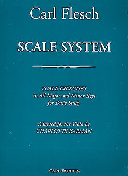 Carl Flesch Notenblätter Scale System