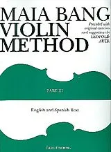 Maia Bang Notenblätter Violin Method vol.3 (en/sp)
