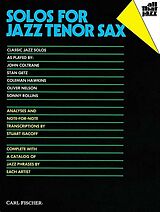  Notenblätter Solos for jazz tenor saxophone