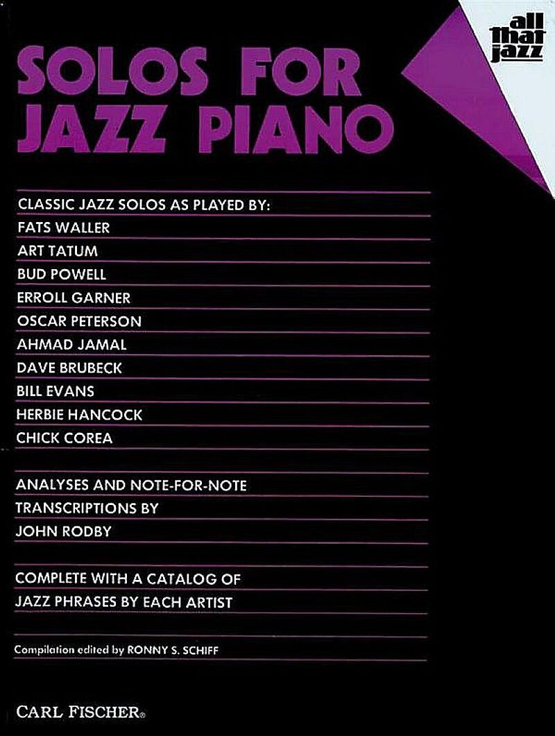 Solos for Jazz Piano