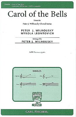 Mykola Leontovych Notenblätter Carol of the Bells