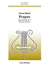 Ernest Bloch Notenblätter Prayer
