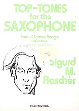 Sigurd M. Rascher Notenblätter Top-Tones for the saxophone
