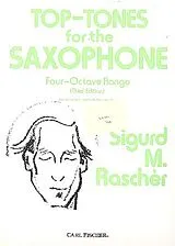 Sigurd M. Rascher Notenblätter Top-Tones for the saxophone