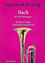 Johann Sebastian Bach Notenblätter Bach for 2 Trumpets