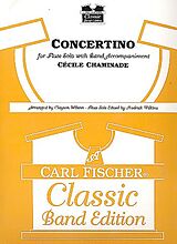 Cecile Louise S. Chaminade Notenblätter Concertino for flute and concert band