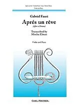 Gabriel Urbain Fauré Notenblätter Après un rêve