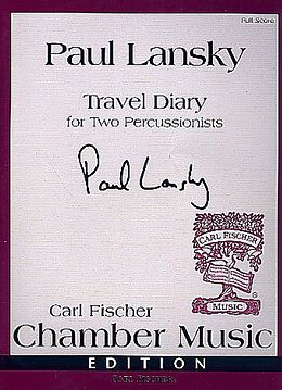 Paul Lansky Notenblätter Travel Diary