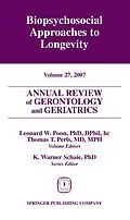 E-Book (epub) Annual Review of Gerontology and Geriatrics, Volume 27, 2007 von 