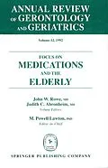 E-Book (pdf) Annual Review of Gerontology and Geriatrics, Volume 12, 1992 von 