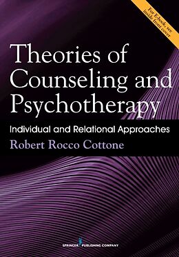 Couverture cartonnée Theories of Counseling and Psychotherapy de Robert Rocco Cottone
