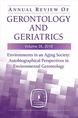 Couverture cartonnée Annual Review of Gerontology and Geriatrics de Habib Chaudhury