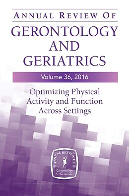 Couverture cartonnée Annual Review of Gerontology and Geriatrics de Barbara Resnick