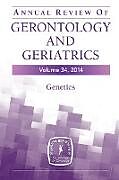 Couverture cartonnée Annual Review of Gerontology and Geriatrics de Richard L. Sprott