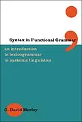 E-Book (pdf) Syntax in Functional Grammar von G. David Morley