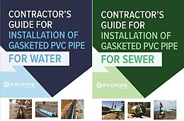 Kartonierter Einband Contractor's Guide to PVC Water and Sewer Pipe Installation von Uni-Bell PVC Pipe Association, National Utility Contractors Association