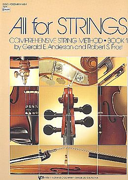 Gerald E. Anderson Notenblätter All for Strings vol.1
