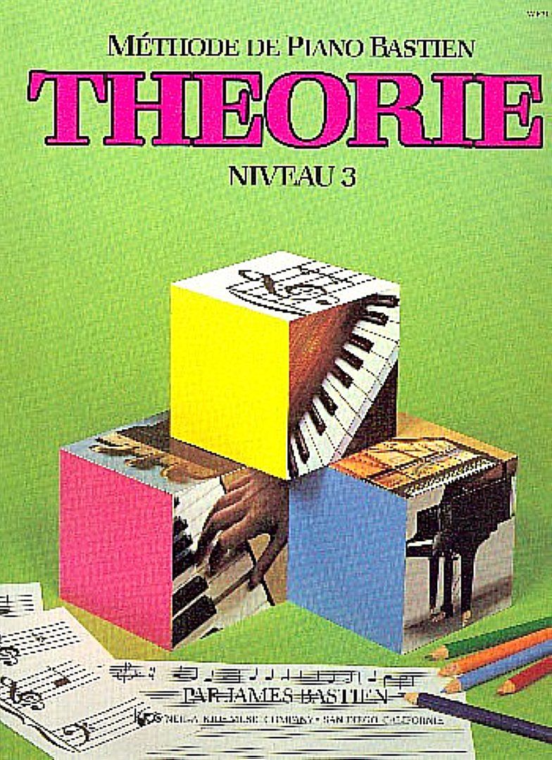 Méthode de piano Bastien - théorie niveau 3