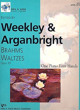 Johannes Brahms Notenblätter Waltzes op.39 for piano 4 hands