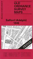 gefaltete (Land)Karte Salford (Adelphi) 1848 von Nick Burton