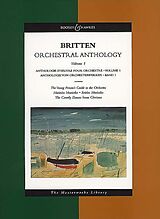 Benjamin Britten Notenblätter Anthologie von Orchesterwerken Band 1