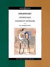 Igor Strawinsky Notenblätter Oedipus rex and Symphony of psalms