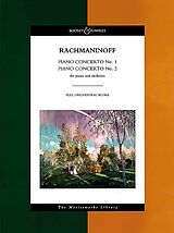 Sergei Rachmaninoff Notenblätter Konzert fis-Moll Nr.1 op.1 und c-Moll Nr.2 op.18
